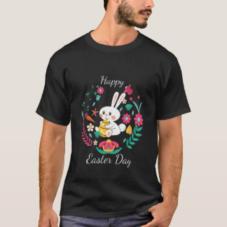 Kinder glücklicher Ostertag Niedliches Sonneneier T-Shirt