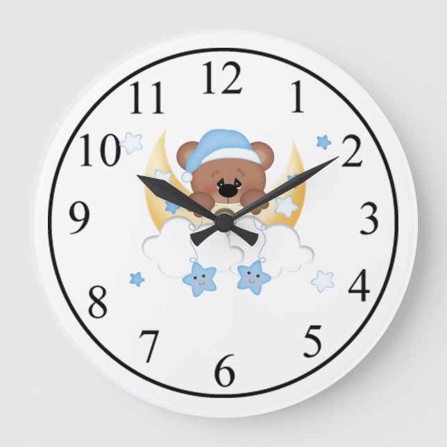 Kinder Große Wanduhr (Vorderseite)