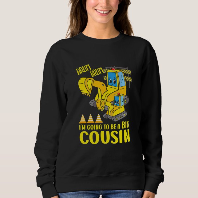Kinder großer Cousin Bagger werde ich ein großer C Sweatshirt (Vorderseite)