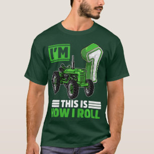 Kinder Grüner Hof Traktor 1. Geburtstagsgeschenk 1 T-Shirt