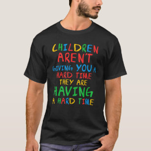 Kinder haben es schwer Autismus-Bewusstsein Auti T-Shirt