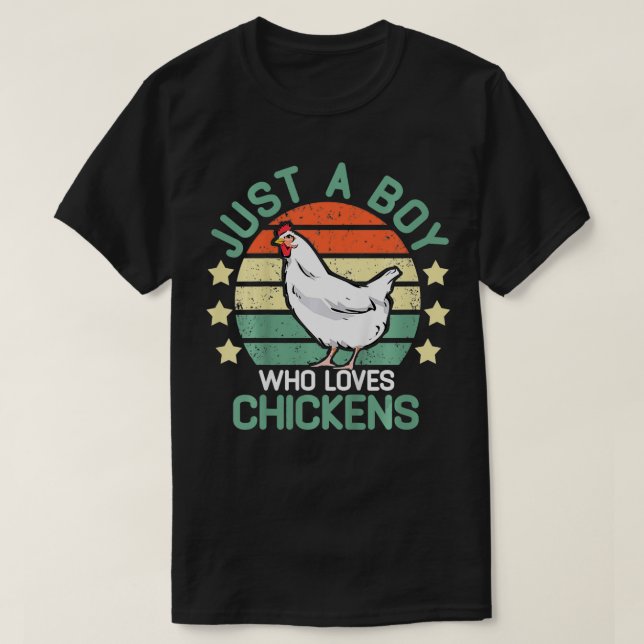 Kinder Hähnchen Shirt Kinder nur ein Junge, der Li (Design vorne)