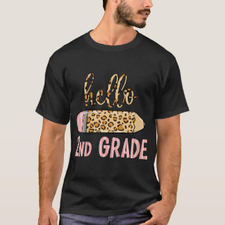 Kinder Hallo 2ND Klasse Hier komme ich Stift T-Shirt
