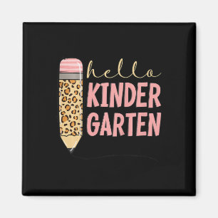 Kinder Hallo Kindergarten 1. Tag Kindergarten Pe Magnet