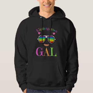 Kinder Hallo Kindergarten Gal Kleinkind Girl Back Hoodie