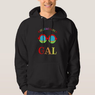 Kinder Hallo Kindergarten Gal Kleinkind Girl Back Hoodie