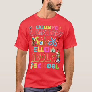 Kinder Hallo Mittelschüler Abschluss Grundschule T-Shirt