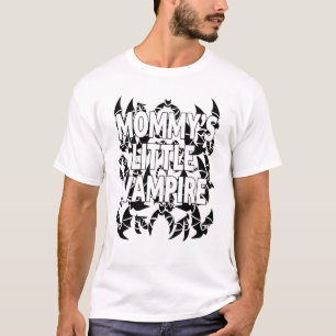 Kinder Halloween Bats Mommys Little Vampire T-Shirt