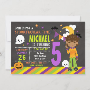 Kinder Halloween Geburtstagseinladung - Werewolf B Einladung