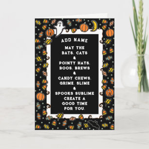 Kinder Halloween Karte
