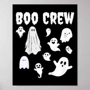 Kinder Halloween Kids Motif Boo Crew Poster