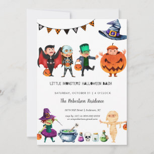 Kinder-Halloween-Party-Einladung