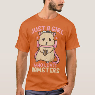 Kinder Hamster nur ein Mädchen, das Hamster Liebe T-Shirt