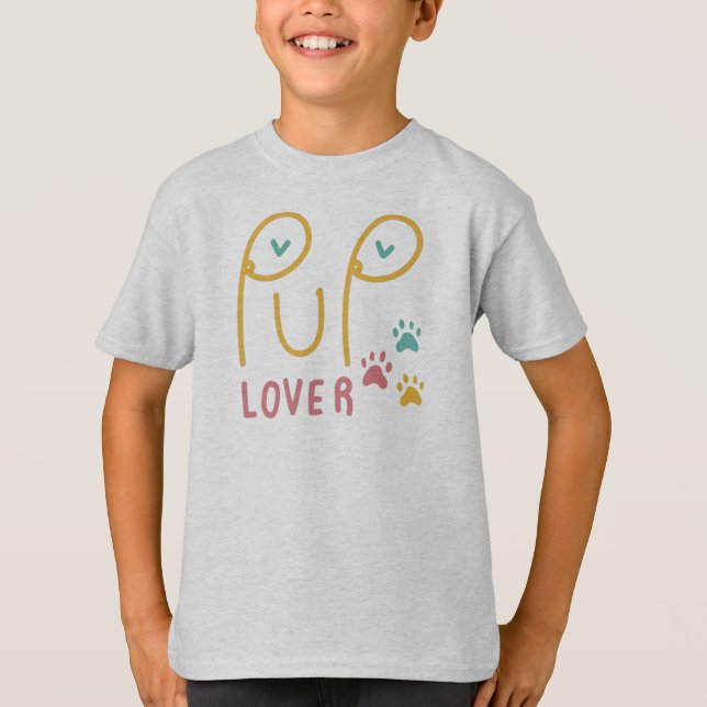 Kinder Hanes TAGLESS® T-Shirt (Vorderseite)