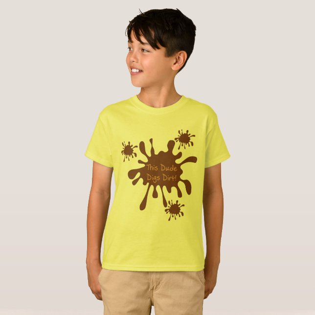 Kinder Hanes TAGLESS® T-Shirt (Vorne ganz)