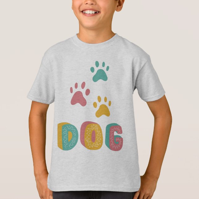 Kinder Hanes TAGLESS® T-Shirt (Vorderseite)