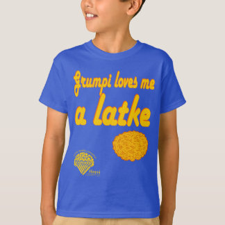Kinder-Hanukkah-Shirt - "Grumpi liebt mich ein Lat T-Shirt