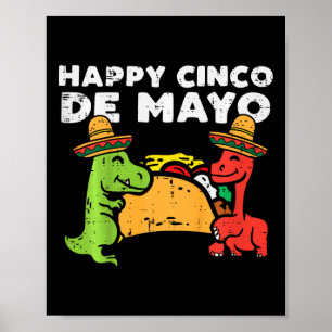 Kinder Happy Cinco De Mayo Dinos Taco Mexiko Kinde Poster
