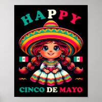 Kinder Happy Cinco De Mayo Shirt Girl Kinder Mexik