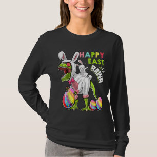 Kinder Happy Eastrawr T Rex Bunny Dinosaur Oaster  T-Shirt
