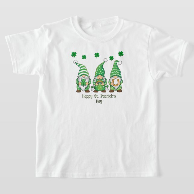 Kinder Happy St. Patrick's Day T - Shirt (Ablage )