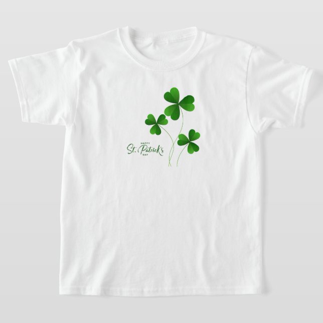 Kinder Happy St. Patrick's Day T - Shirt (Ablage )