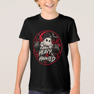 💀 Kinder Heavy & Haunted Ghost Langhantel Shirt