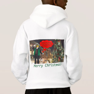 Kinder heulen. Frohe Weihnachten. Hoodie