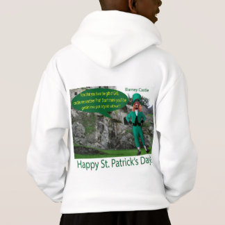 Kinder heulen. Happy St. Patrick's Day. Irish sett Hoodie