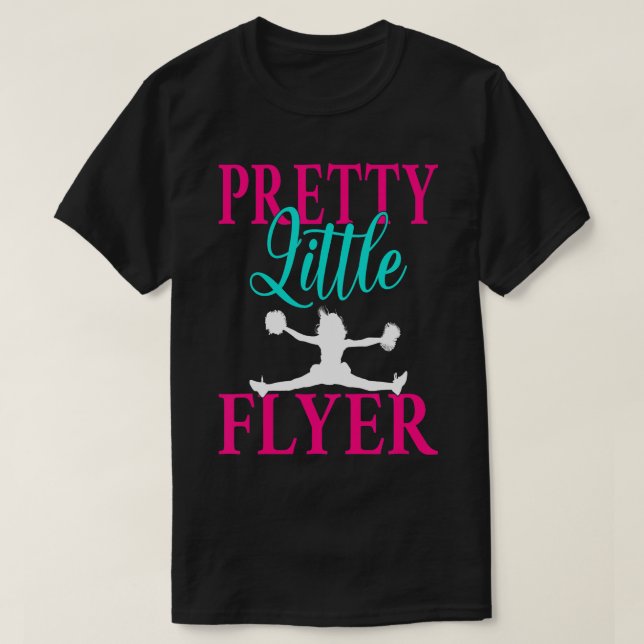 Kinder Hübsch Kleiner Flyer Funny Cheerleading Che T-Shirt (Design vorne)