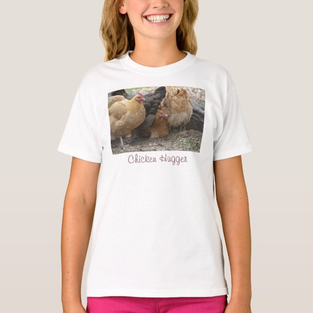 Kinder Hühnerhugger-T - Shirt (Vorderseite)