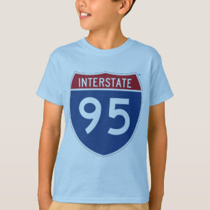 Kinder I-95 Schild T T-Shirt