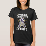 Kinder Ich bin 3 Tage Astronaut 3. Geburtstag Game T-Shirt<br><div class="desc">Kinder Ich bin 3 Tage Astronaut 3. Geburtstag Gamer Astronaut 1.</div>