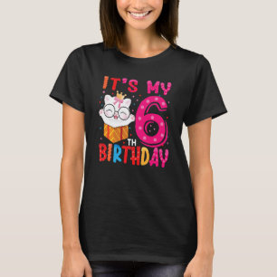 Kinder, ich bin 6. Geburtstag der 6-jährigen Niedl T-Shirt