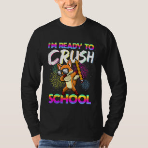 Kinder Ich Bin Bereit Den Schultag Zu Knacken Tage T-Shirt