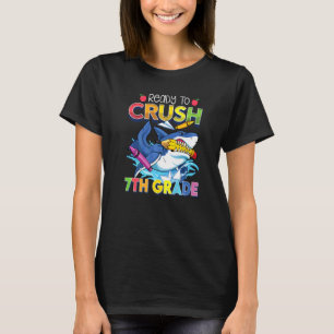 Kinder, ich bin bereit, die 7. Klasse Shark Back T T-Shirt