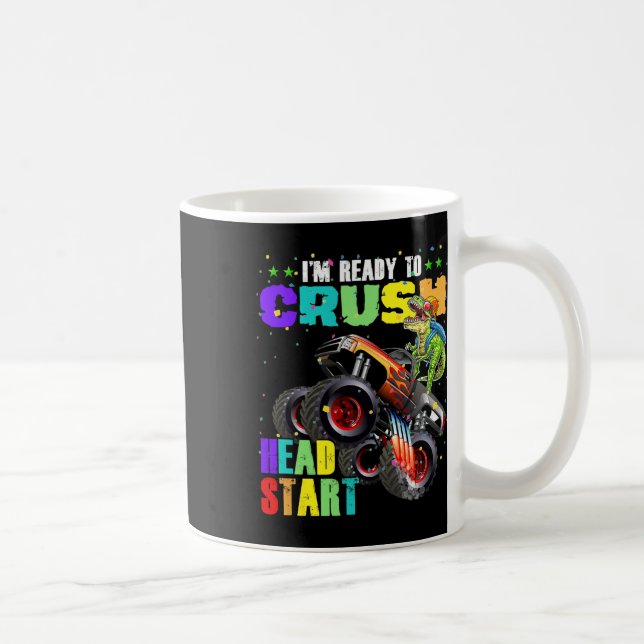 Kinder, ich bin bereit, Head Start Dinosaurier-Mon Kaffeetasse (Rechts)