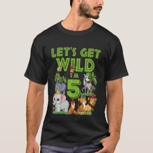 Kinder ich bin frei und fünf 5 Geburtstage 5 Jahre T-Shirt