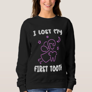 Kinder Ich Habe Meinen Ersten Zahn Verloren Feen Z Sweatshirt
