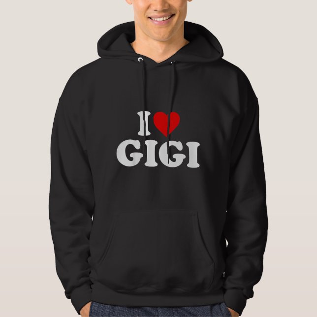Kinder ich Liebe Gigi für junge Mädchen Kleinkind  Hoodie (Vorderseite)