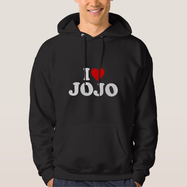 Kinder ich Liebe Jojo für junge Mädchen Kleinkind  Hoodie (Vorderseite)
