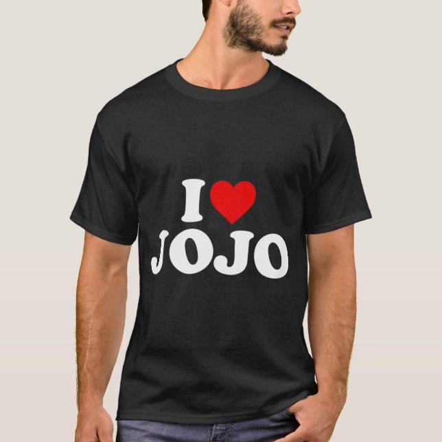 Kinder ich Liebe Jojo für junge Mädchen Kleinkind  T-Shirt (Vorderseite)