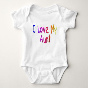 Kinder "ich Liebe mein T - Shirt Tanten-" Baby