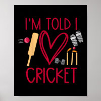 Kinder, ich soll Cricket lieben Süße Cricketliebha