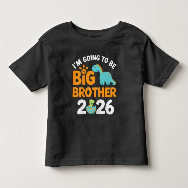 Kinder Ich werde Big Brother 2026 Kleinkind T-shirt (Vorderseite)