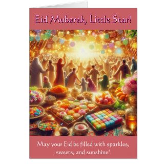 Kinder-ID-Karte - Eid Mubarak Little Star
