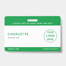 Kinder ID Lanyard Template Music Tour Schule Ausweis