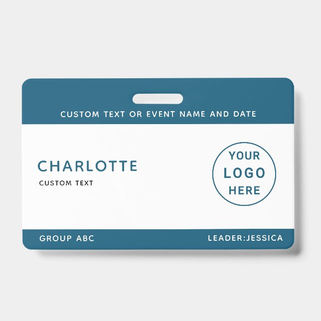 Kinder ID Lanyard Template Music Tour Schule Ausweis (Vorderseite)