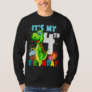 Kinder ihre 4 Geburtstagskinder glücklich 4 Jahre  T-Shirt