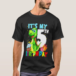 Kinder ihre 5. Geburtstagskinder glücklich 5 Jahre T-Shirt